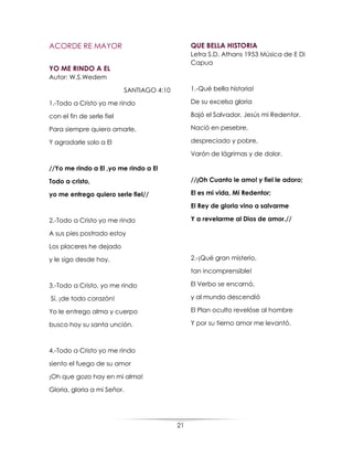 Himnario Tabernáculo Manada Pequeña 2015