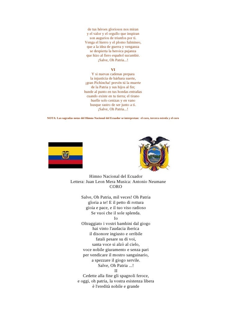 Himno Nacional Del Ecuador Historia Del Ecuador Enciclopedia Del