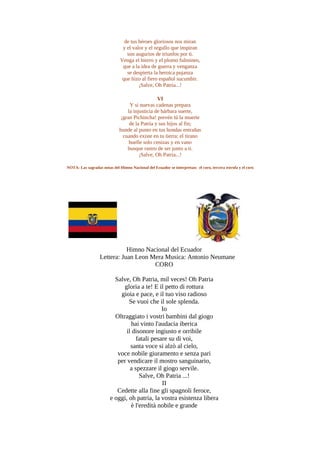 himno ecuador