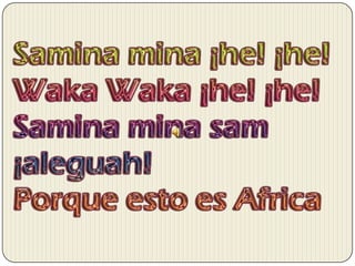 Himno del mundial de futbol 2010