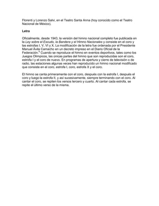 Himno nacional mexicano (historia)