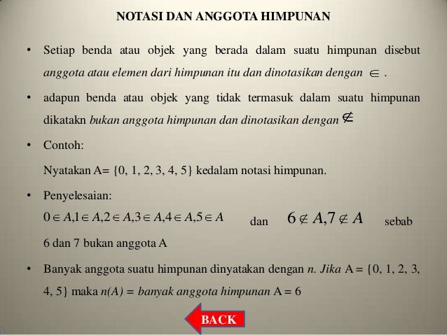 Contoh Notasi Himpunan Kosong - How To AA