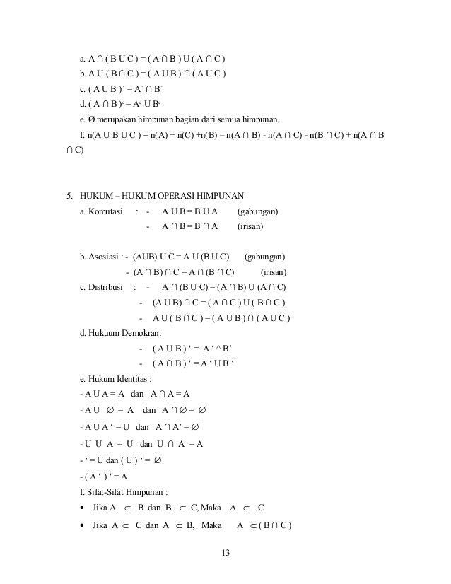 Matematika Himpunan Matematika Himpunan