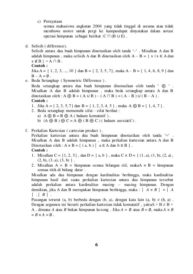 Himpunan Matematika Diskrit