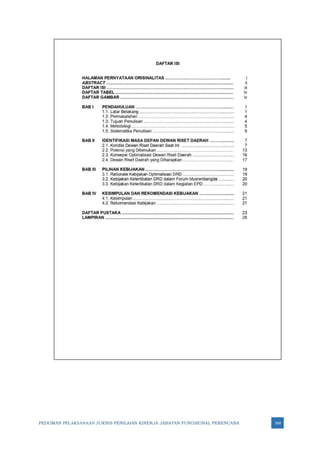 PEDOMAN PELAKSANAAN JUKNIS PENILAIAN KINERJA JABATAN FUNGSIONAL PERENCANA 164
 