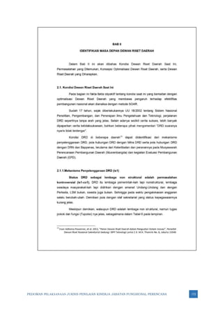 PEDOMAN PELAKSANAAN JUKNIS PENILAIAN KINERJA JABATAN FUNGSIONAL PERENCANA 172
 