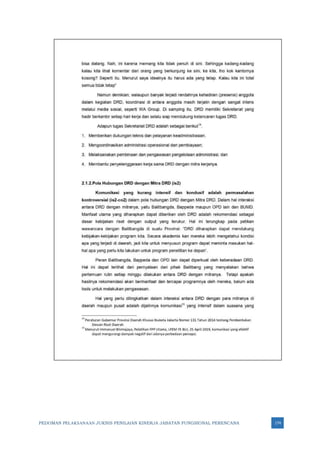 PEDOMAN PELAKSANAAN JUKNIS PENILAIAN KINERJA JABATAN FUNGSIONAL PERENCANA 174
 