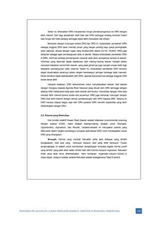 PEDOMAN PELAKSANAAN JUKNIS PENILAIAN KINERJA JABATAN FUNGSIONAL PERENCANA 178
 