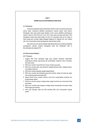 PEDOMAN PELAKSANAAN JUKNIS PENILAIAN KINERJA JABATAN FUNGSIONAL PERENCANA 186
 