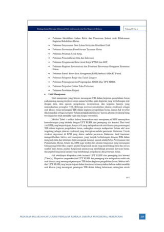 PEDOMAN PELAKSANAAN JUKNIS PENILAIAN KINERJA JABATAN FUNGSIONAL PERENCANA 228
 