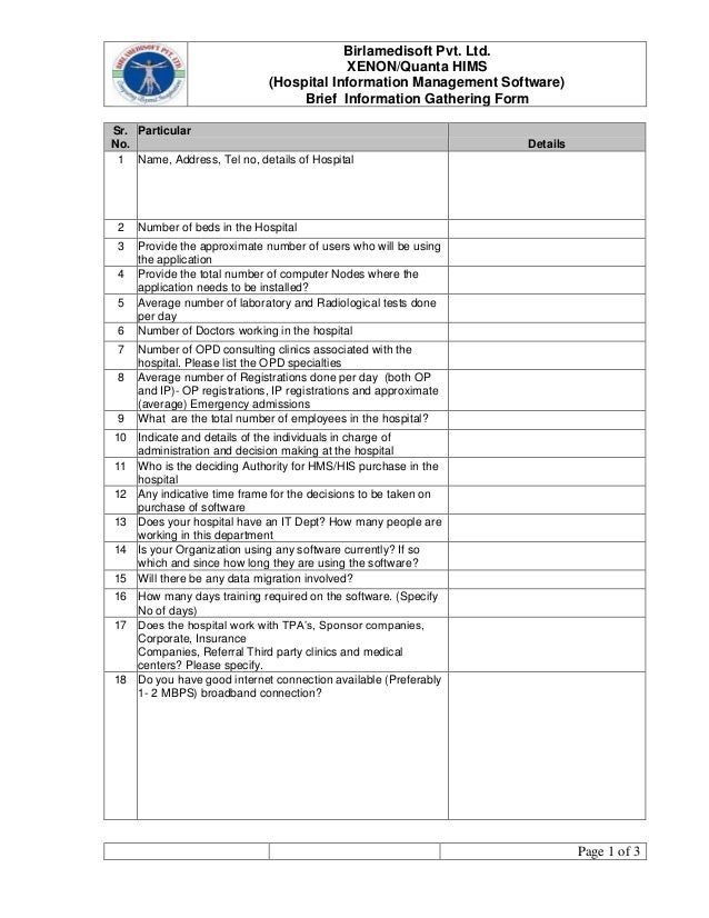 Hims brief questionnaire