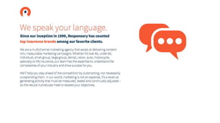 Insurance Marketing Portfolio