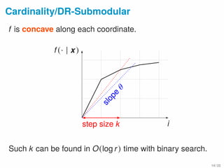 Maximizing Submodular Function over the Integer Lattice | PDF