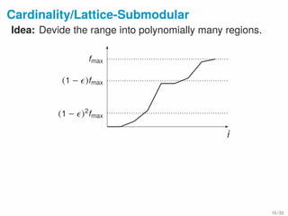 Maximizing Submodular Function over the Integer Lattice | PDF