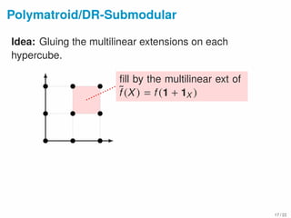 Maximizing Submodular Function over the Integer Lattice | PDF