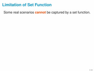 Maximizing Submodular Function over the Integer Lattice | PPT
