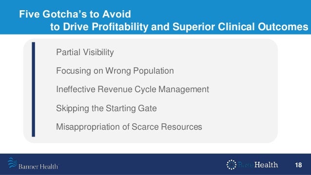 Himss 2018 Five Gotcha S In Moving To Risk Based Contracts