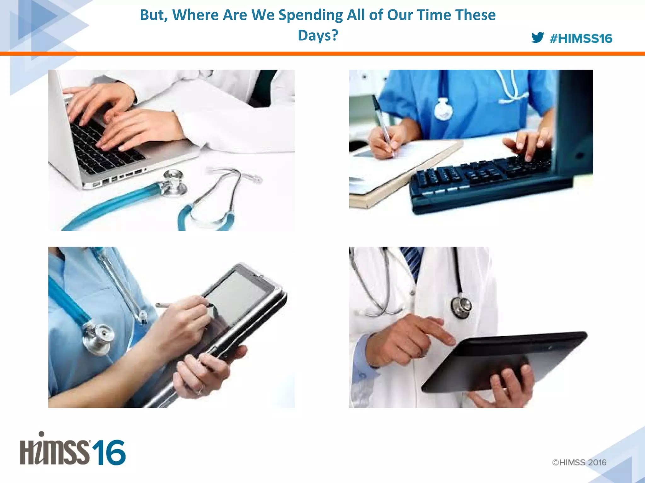 But, Where Are We Spending All of Our Time These
Days?
 