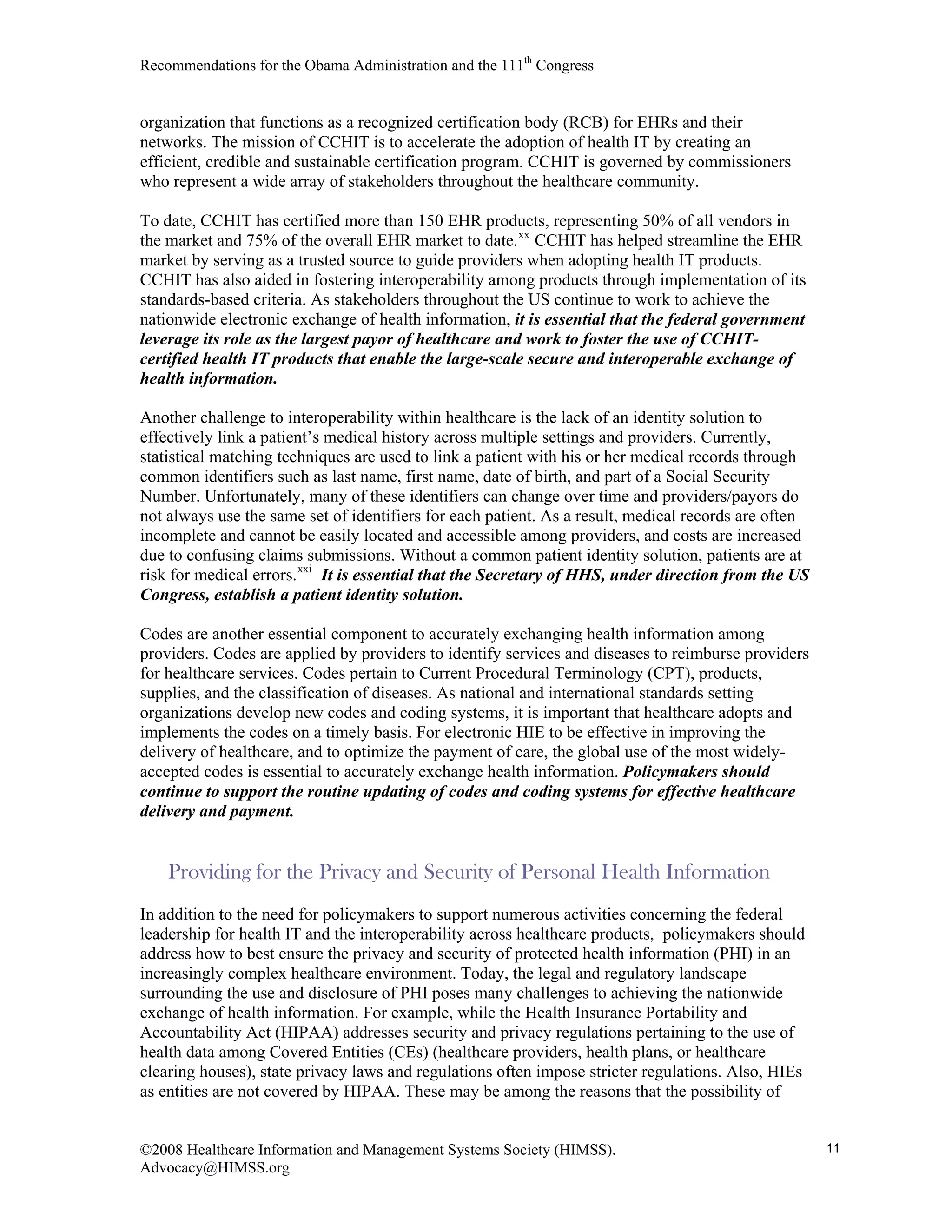 Enabling Healthcare Reform Using IT