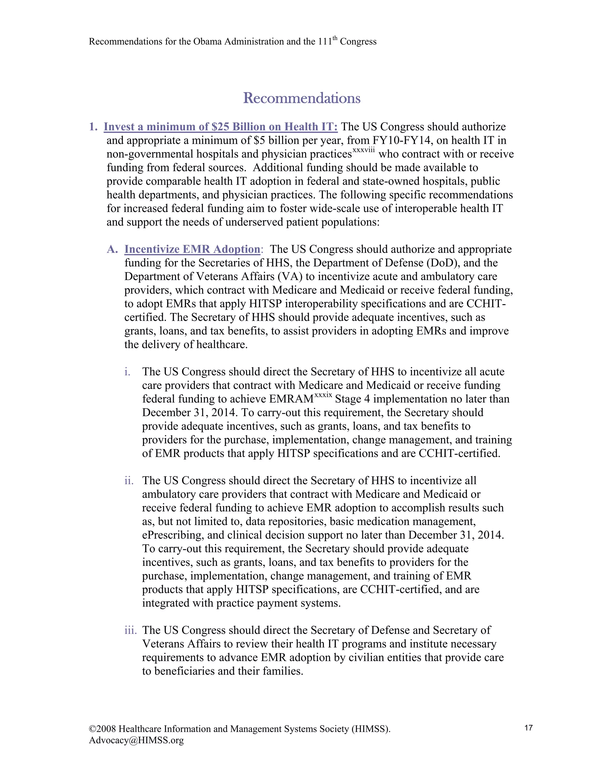 Enabling Healthcare Reform Using IT