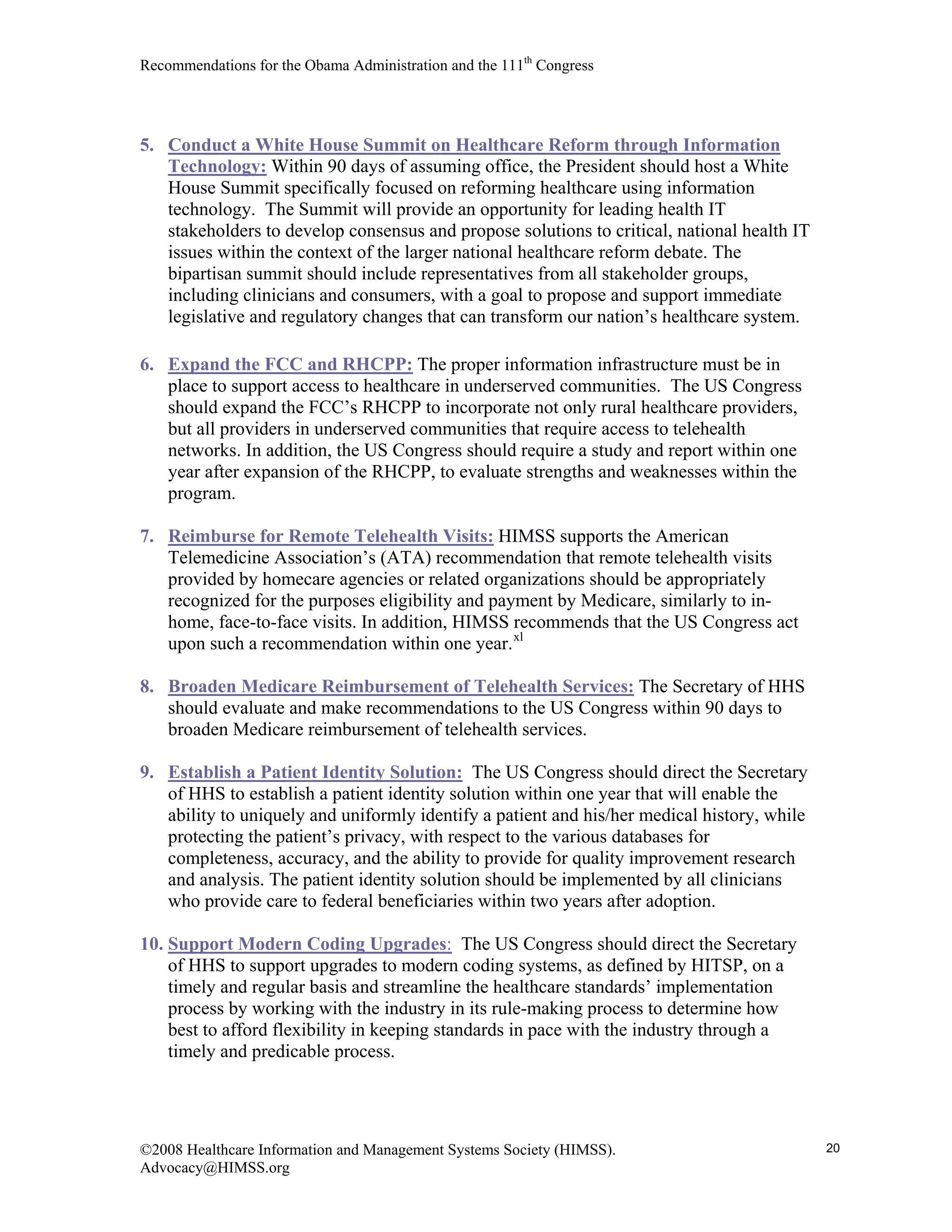 Enabling Healthcare Reform Using IT