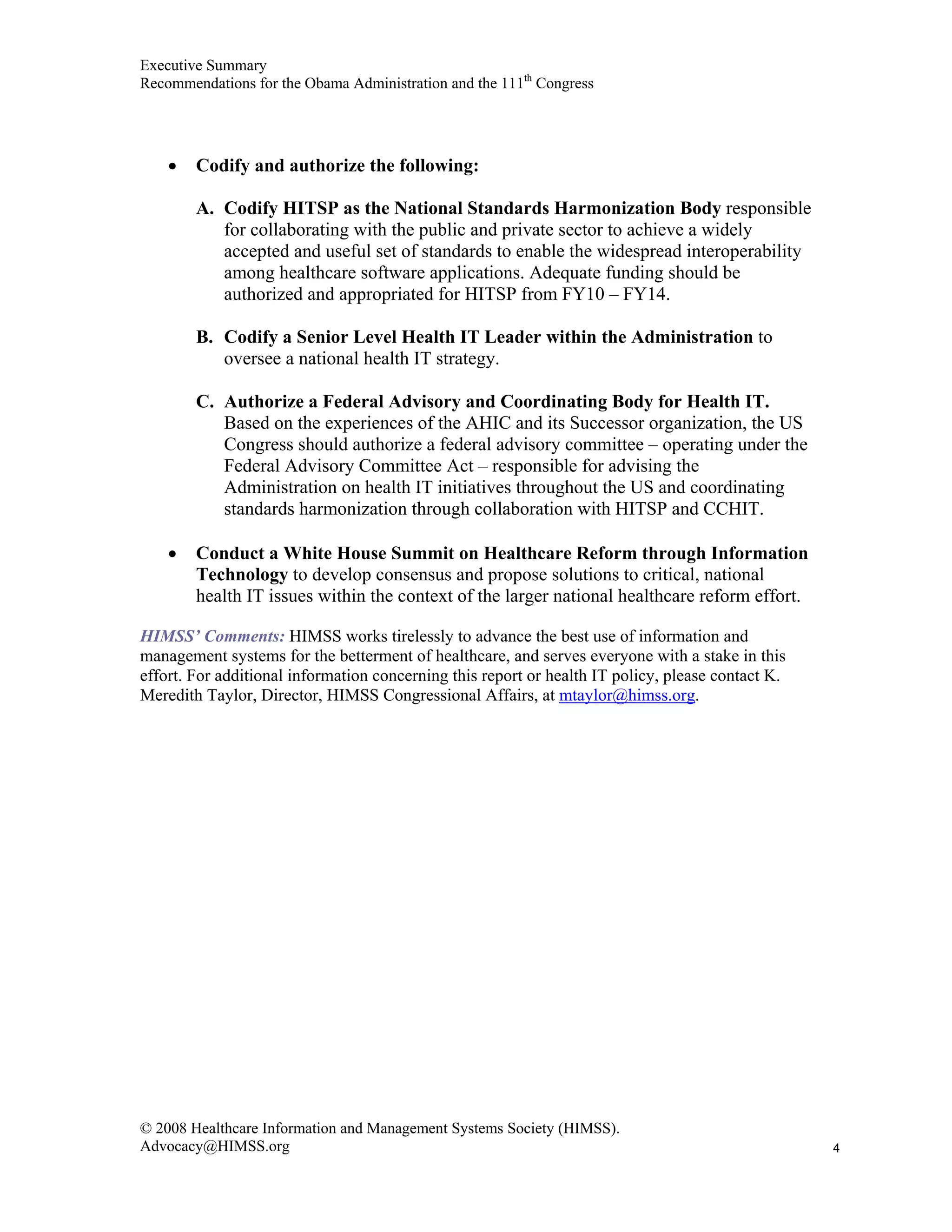 Enabling Healthcare Reform Using IT