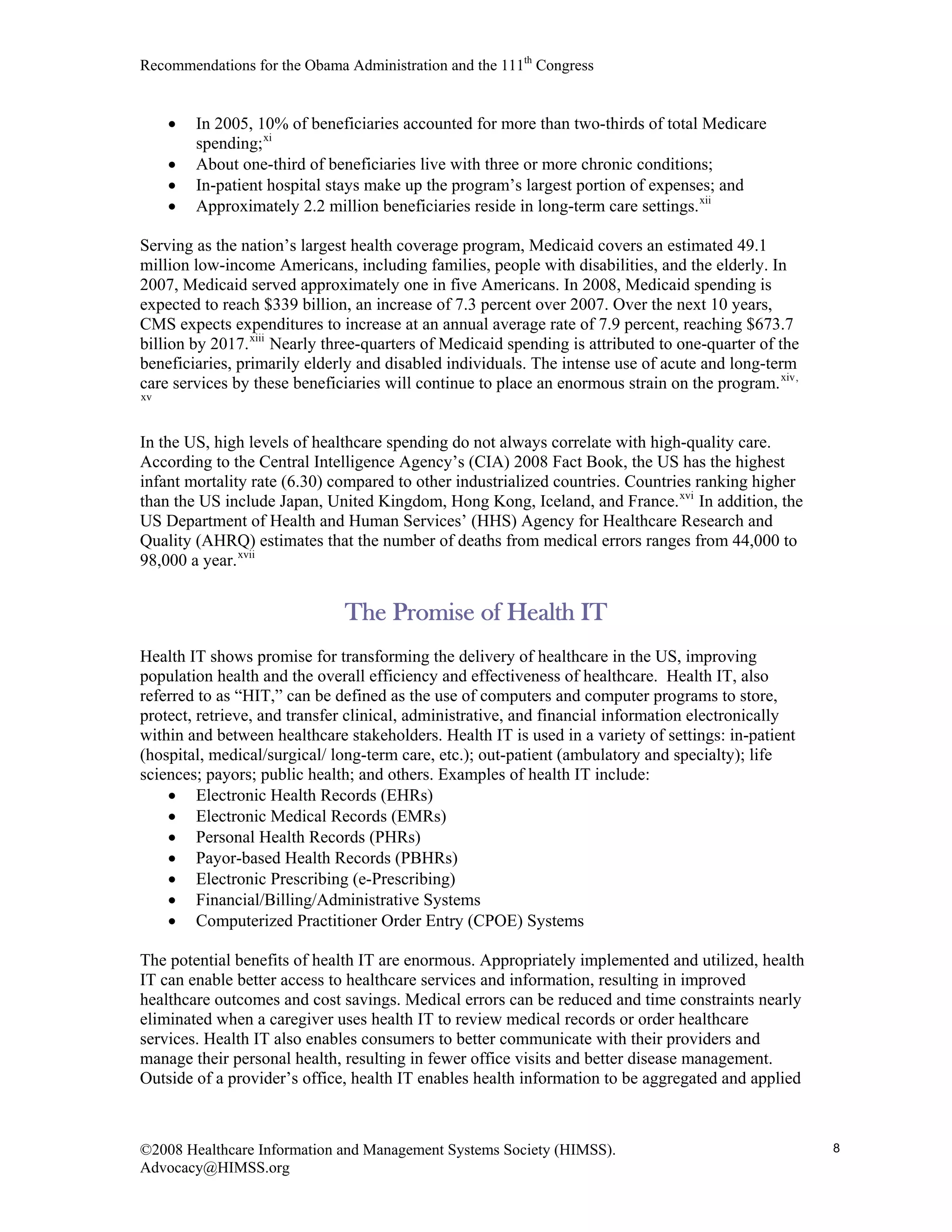 Enabling Healthcare Reform Using IT