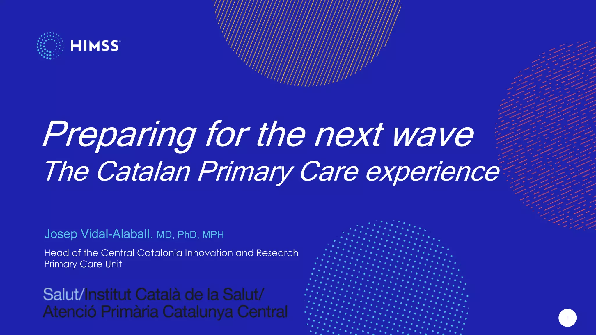 Preparing for the next wave. HIMSS Europe PPT