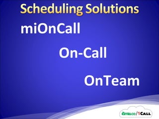 miOnCall On-Call OnTeam 