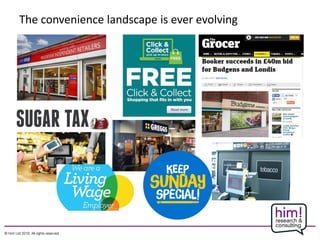 The convenience landscape is ever evolving
 
