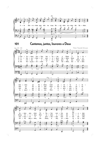 Cantemos, juntos, louvores a Deus101
 