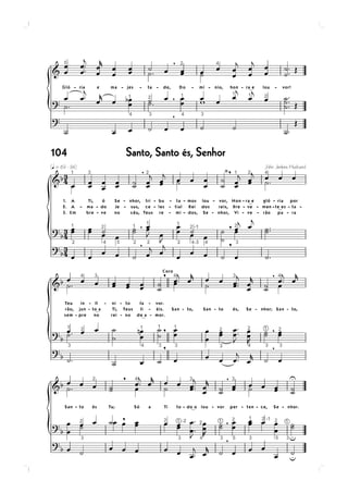 Santo, Santo és, Senhor104
 