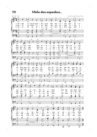 Minha alma engrandece...115
 