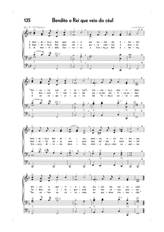 Bendito o Rei que veio do céu!135
 