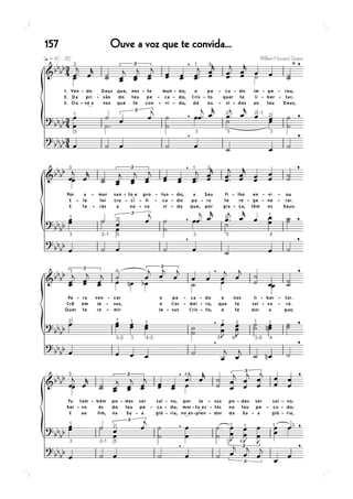 Ouve a voz que te convida...157
 