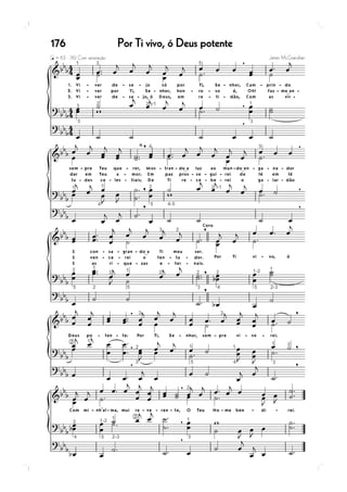 Por Ti vivo, ó Deus potente176
 
