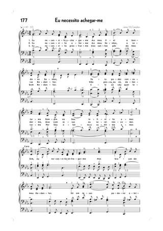 Eu necessito achegar-me177
 