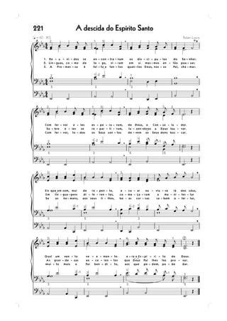 A descida do Espírito Santo221
 