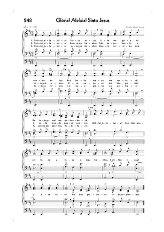 Glória! Aleluia! Sinto Jesus248
 
