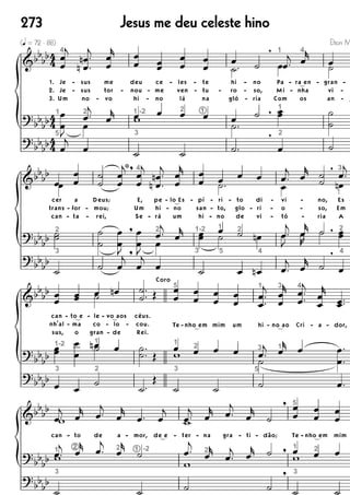 Jesus me deu celeste hino273
 