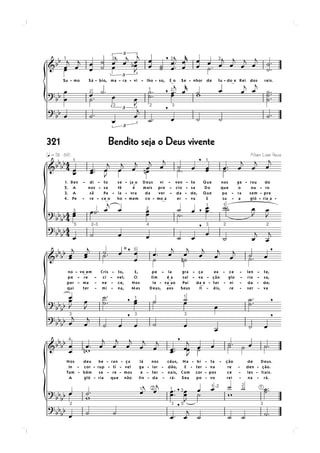 Bendito seja o Deus vivente321
 