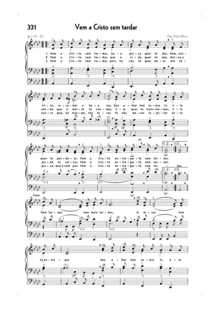 Vem a Cristo sem tardar331
 