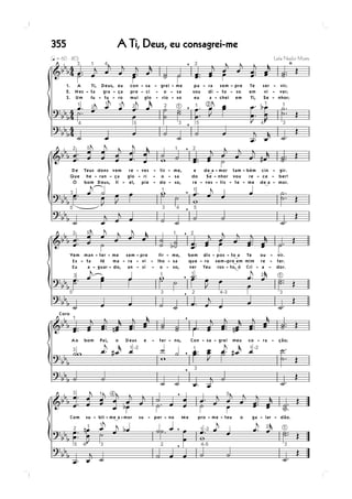 A Ti, Deus, eu consagrei-me355
 