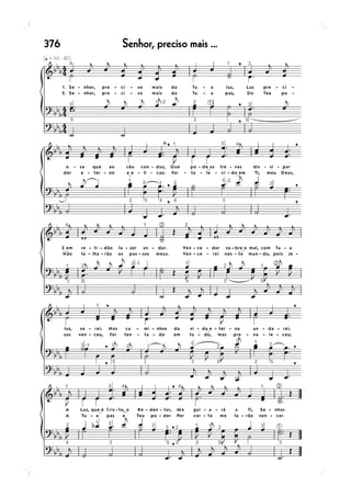 Senhor, preciso mais ...376
 