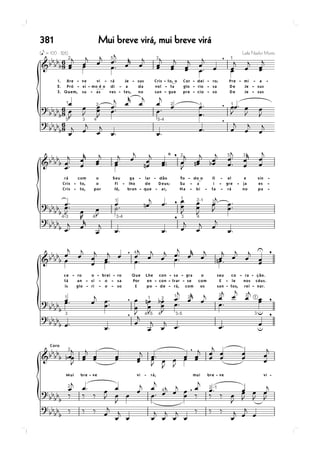 Mui breve virá, mui breve virá381
 