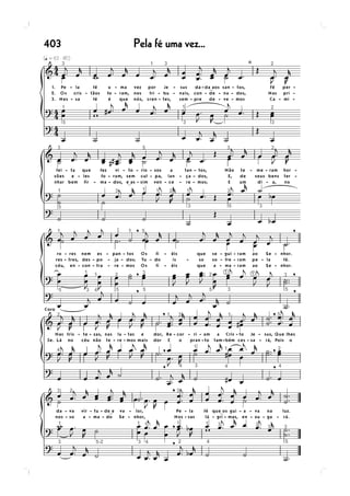 Pela fé uma vez...403
 