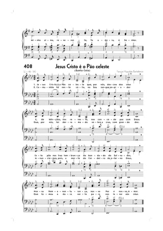 Jesus Cristo é o Pão celeste408
 
