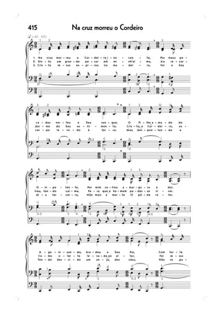Na cruz morreu o Cordeiro415
 