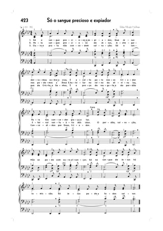 Só o sangue precioso e expiador423
 