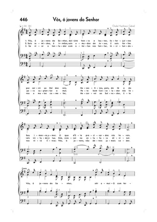 446 Vós, ó jovens do Senhor
 